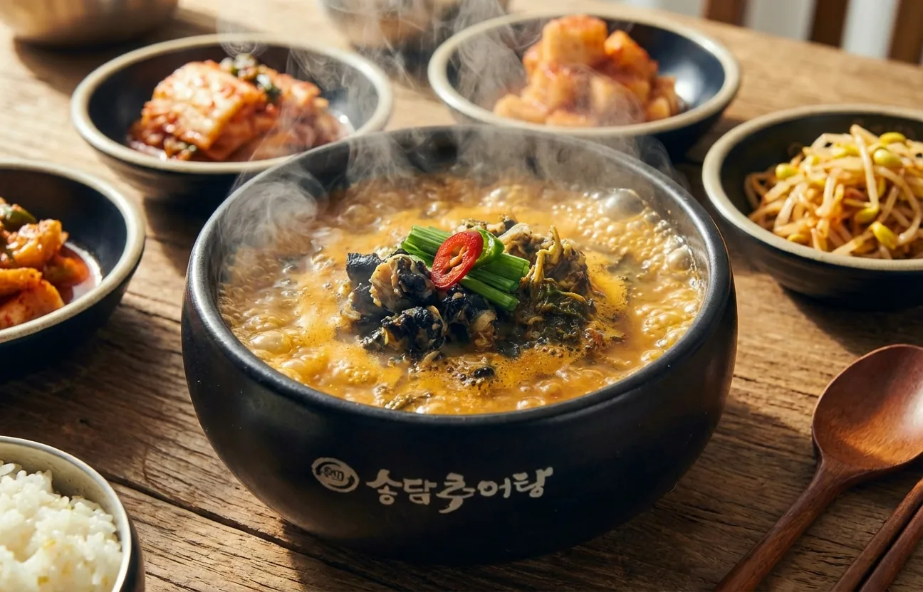 광교 얼큰우렁이추어탕 한 그릇