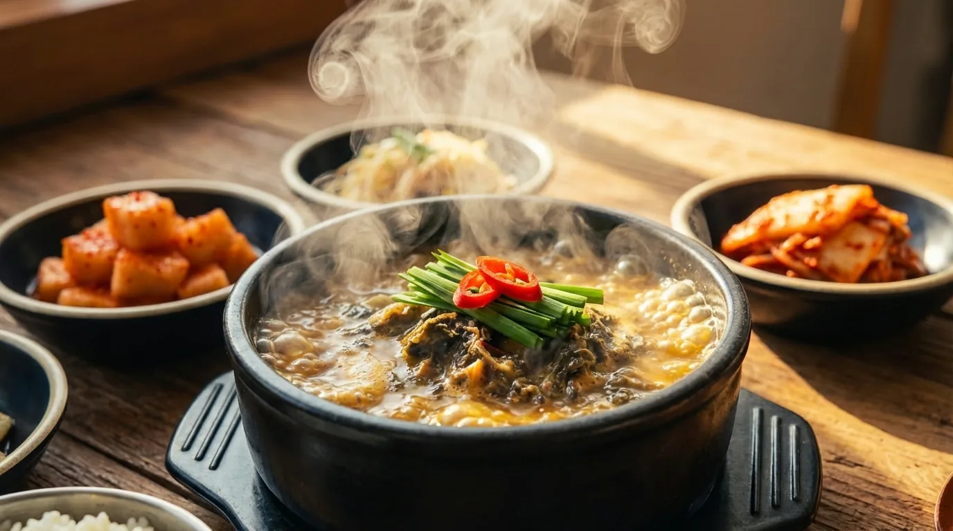 광교 대표메뉴 송담추어탕과 솥밥 한 상